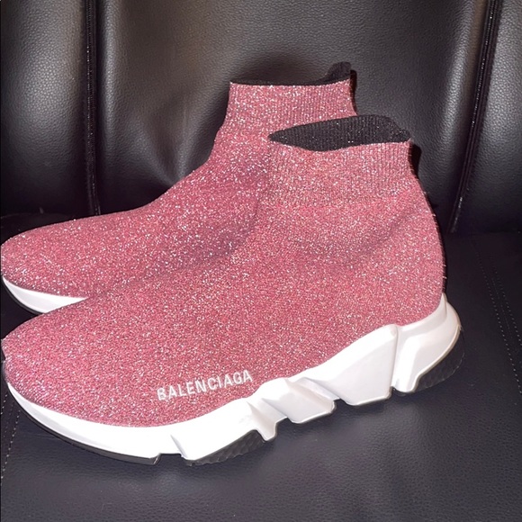 Balenciaga speed trainer pink shoes women sneakers pink 38 Clearance